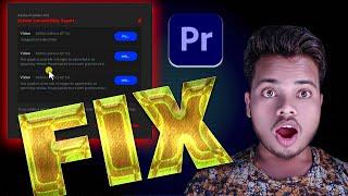 Fix Adobe Premiere Pro System Compatibility Error