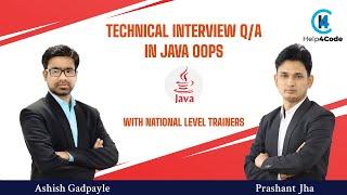 #2 Java OOPs #Interview | object oriented programming java Ashish Gadpayle Sir #oopsinjava #java
