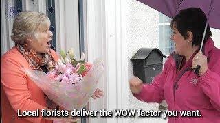 For flower delivery with the WOW! factor use a local florist