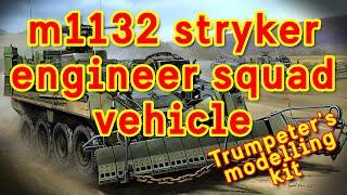 M1132 Stryker Engineer Squad Vehicle - Surface Mine Plow - Part 2 #ScaleModel #Miniature #ModelKit