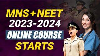 MNS+NEET 2023 -2024 Online Course Starts in Trishul Defence Academy | Best MNS Coaching