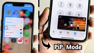 How to enable pip mode in YouTube in iPhone