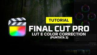 COLOR CORRECTION 10-bit (SEMPLICE e VELOCE) Final Cut Pro