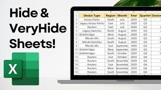 How to Hide and VeryHide Sheets in Excel Like a Pro!