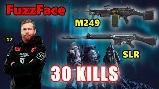 Faze FuzzFace, Aitzy & Team Liquid Sambty - 30 KILLS - M249+SLR - PRO SQUAD