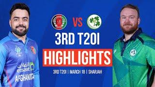 FULL MATCH HIGHLIGHTS | AFGHANISTAN VS IRELAND | 3RD T20I | Ireland Tour of Afghanistan 2024 | ACB