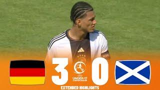 Germany vs Scotland | Highlights | U17 European Championship 23-05-2023