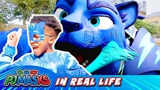 Catboy & the PJ Riders | PJ Masks in Real Life | Best Rescues | Superheroes