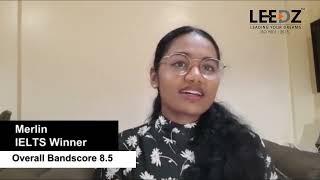 I scored 8.5 in IELTS | Best Online Coaching for IELTS EXAM | Leedz Academy Thrissur