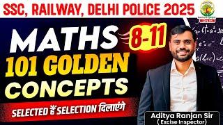 Class 05 | 101 Golden Concepts | SSC EXAMS 2025 | Maths By Aditya Ranjan Sir #ssc #2025 #maths