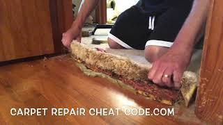 How To Transition Carpet To Hardwood EASY DIY TRICK