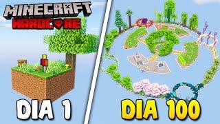 Sobreviví 100 Días en Skyblock en Minecraft Hardcore