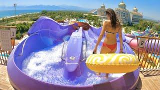 Delphin BE Grand Resort in Antalya Türkiye (Aquapark + Restaurant & Hotel Tour)