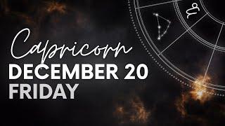 Capricorn - Daily Horoscope - December 20, 2024