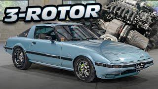 The Perfect Mazda FB RX-7?! 20B 3-Rotor + 80mm Turbo (9 Year Build Breakdown)