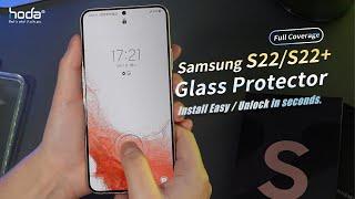 【hoda】Samsung S22/S22+ Full Coverage Glass Screen Protector
