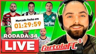 LIVE CARTOLA FC - RODADA #34: DEFESA DE 1 TIME SÓ!