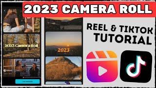 How to Make 2023 Scrolling Camera Roll Video | Cinematic Scroll Video Reels & TikTok Trend Tutorial