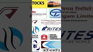 BEST RAILWAY STOCKS #stockmarket #shorts #youtubeshorts