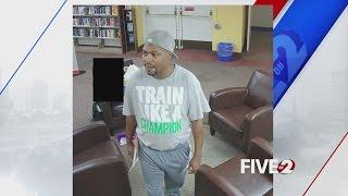 Lewd act in Oakwood library caught on camera