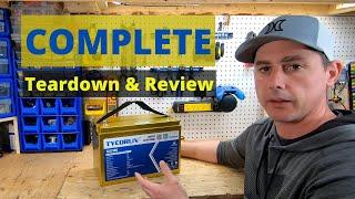 Tycorun 12V 100Ah LiFePO4 Battery Teardown and Review