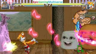 The Annoying Orange And Tails The Fox VS Hades And Zeus The God In A MUGEN Match / Battle / Fight