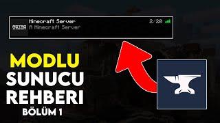 SIFIRDAN MODLU MİNECRAFT SUNUCUSU KURMA REHBERİ! | Modlu Sunucu Rehberi - Bölüm 1