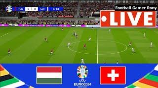 Magyarország vs Svájc (1-3)|  UEFA Euro Cup 2024 |  Match élőben ma |  eFootball Pes 21 Gameplay