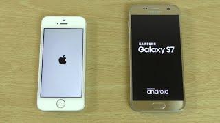 Apple iPhone SE vs Samsung Galaxy S7 - Speed & Battery Test!