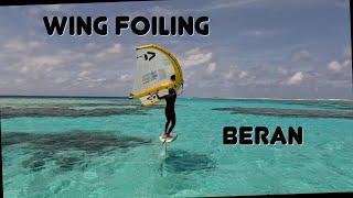Wing foiling in the Marshall Islands