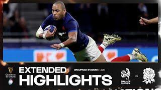 WHAT A GAME  | EXTENDED HIGHLIGHTS | FRANCE V ENGLAND | 2024 GUINNESS MEN'S SIX NATIONS RUGBY