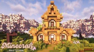 [Minecraft] How To Build an Aesthetic Cosy Minecraft House Tutorial