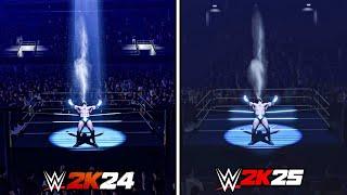 WWE 2K25: More Graphics & Details Comparison