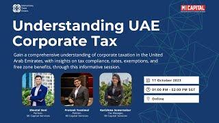 WEBINAR: Understanding UAE Corporate Tax