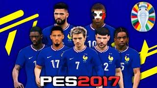 FACEPACK FRANCE EURO 2024 NEW UPDATE FOR PES 2017 COMPATIBLE WITH ALL PATCH!!