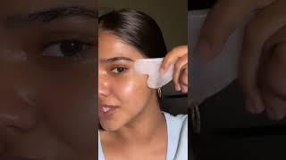 how I use a Gua Sha to massage my face  #shorts #youtubepartner