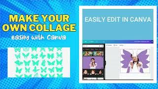 Captivating Butterfly Frames | Picture Collage Template for Stunning Photo Creations | Canva Collage