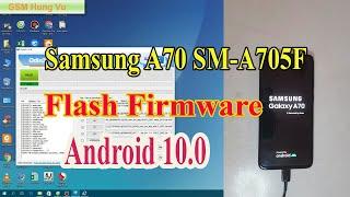 Flash Firmware Samsung Galaxy A70 SM-A705F Android 10 with Odin 3.14.4.