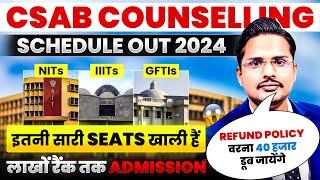 csab counselling 2024 vacant seats|csab counselling 2024 cut off|all nit, iiit, gfti, cse cutoff