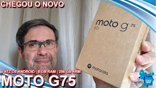 Chegou o Motorola Moto G75 - 5 ATZ DE ANDROID | 8 GB RAM | 33W - Unboxing e primeiras impressões