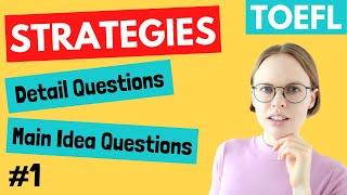 TOEFL Listening Question Types and Strategies - Part 1