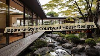Contemporary Japanese Indoor Courtyard House Designs: Balancing Architecture and Nature