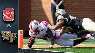 NC State vs Wake Forest Football Highlight (2015)