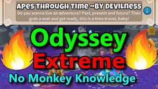 BTD6 Odyssey EXTREME ModeNo Monkey Knowledge || Apes Through Time