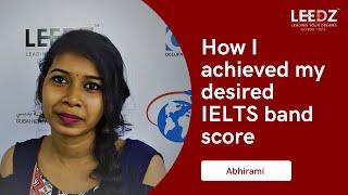 IELTS Winner Abhirami sharing her experience | Leedz Academy, Thrissur