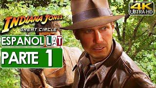 INDIANA JONES AND THE GREAT CIRCLE Gameplay Español Latino Campaña Parte 1 (4K) ️ SIN COMENTAR