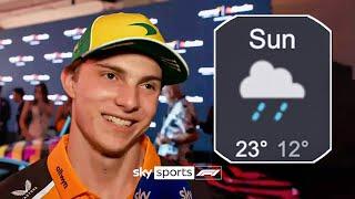 Could it RAIN in Melbourne? ️ Oscar Piastri gives Australian GP preview