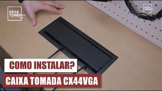 Como Montar Caixa Tomada CX44VGA