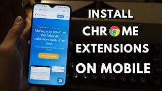 how to install chrome extensions on mobile phone // urdu & Hindi//