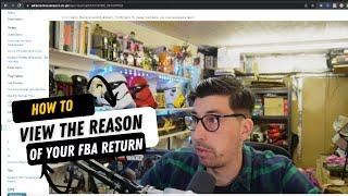 How to view your Amazon FBA return reasons